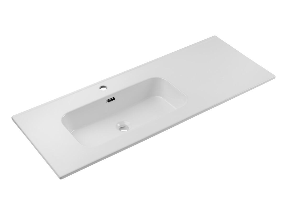 WASCHTISCHKOMBI 120cm 3 Teile - Ocean Beige O BM438 in Beige / Geölter Eiche - Beige, Holz (120/57/46cm)