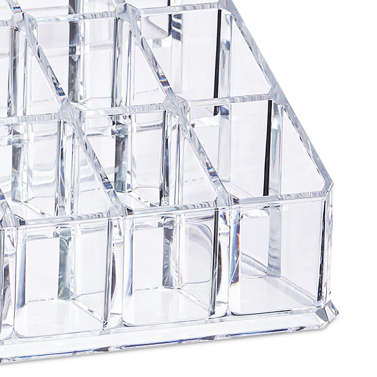 KOSMETIKORGANIZER - Transparent, Kunststoff (22/8/12.5cm) - Relaxdays