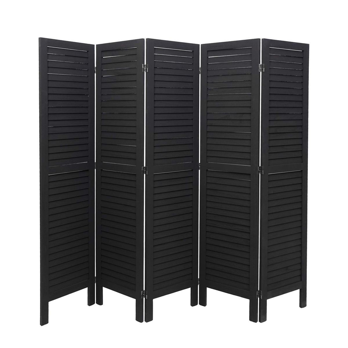 PARAVENT Anthrazit - Anthrazit, Holz (200/170/2cm) - MCW