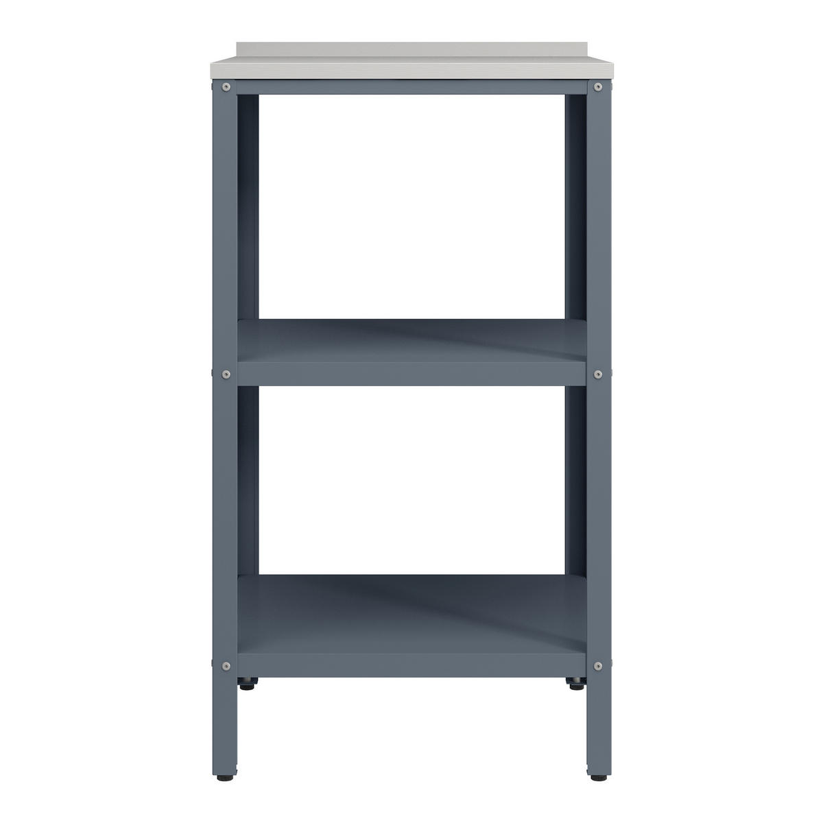 GARTENREGAL Bolognano - Dunkelgrau, Metall (50/92/50cm) - casa.pro