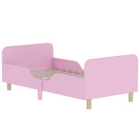 KINDERBETT 90x200 cm Gitter rosa - Rosa, Holz (90/200cm) - LEBENLANG