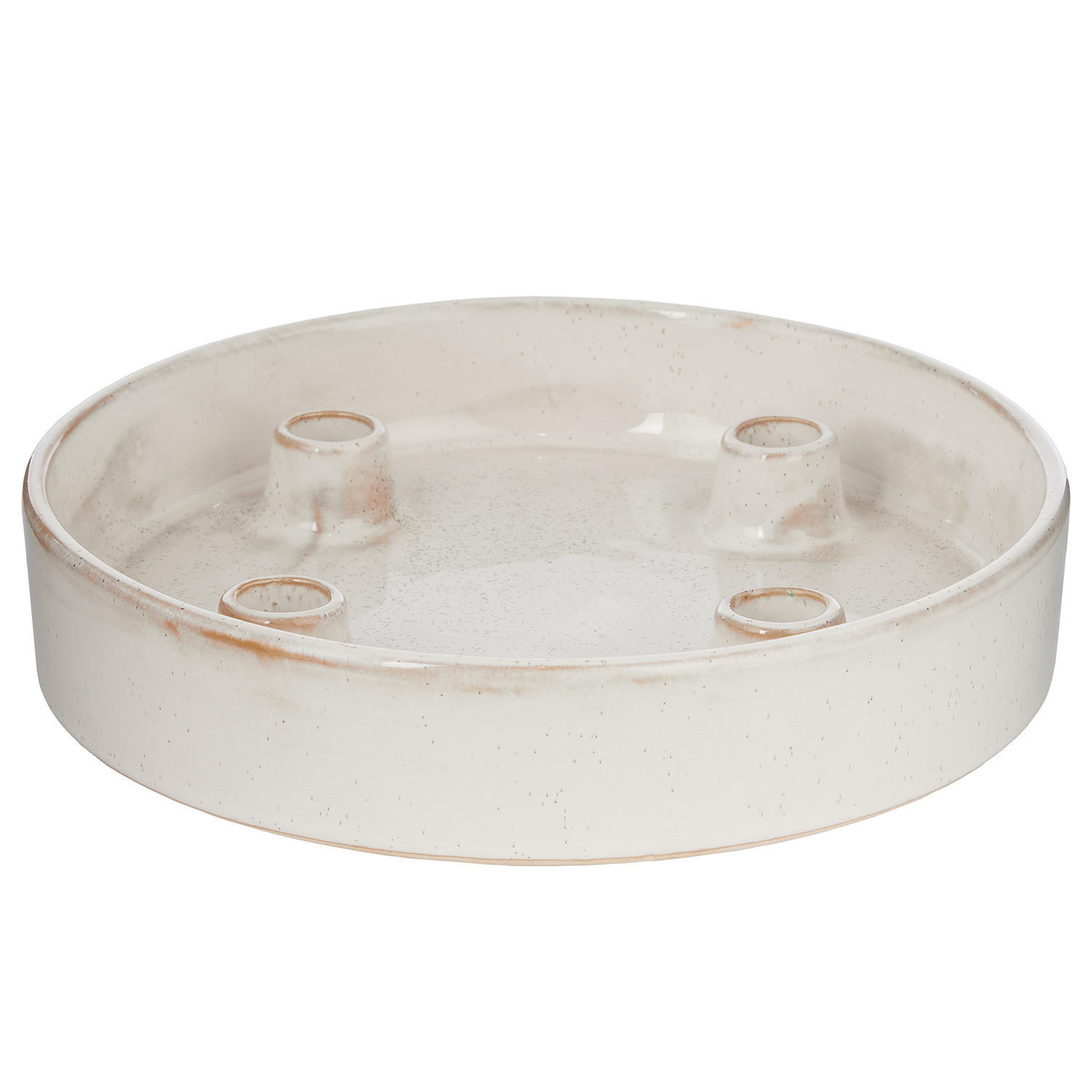 KERZENHALTER Advent - Weiß, Keramik (5cm) - Butlers