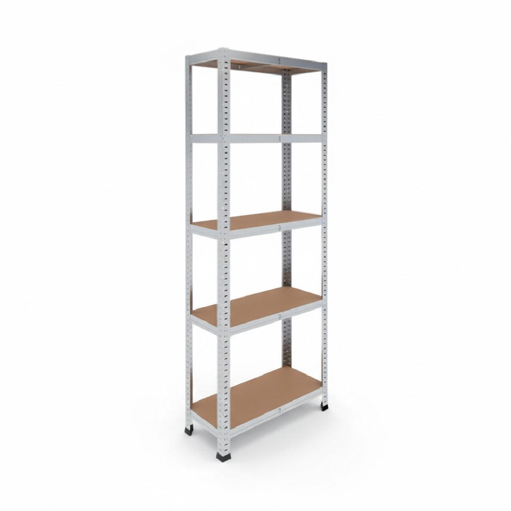 rackfriends Schwerlastregal Silber 70x180x30 cm
