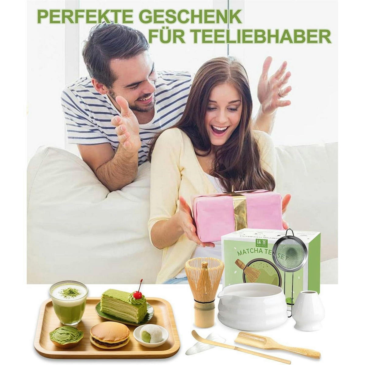 MATCHA Set 7-teilig Weiß - Weiß, Keramik (15/10/15cm)