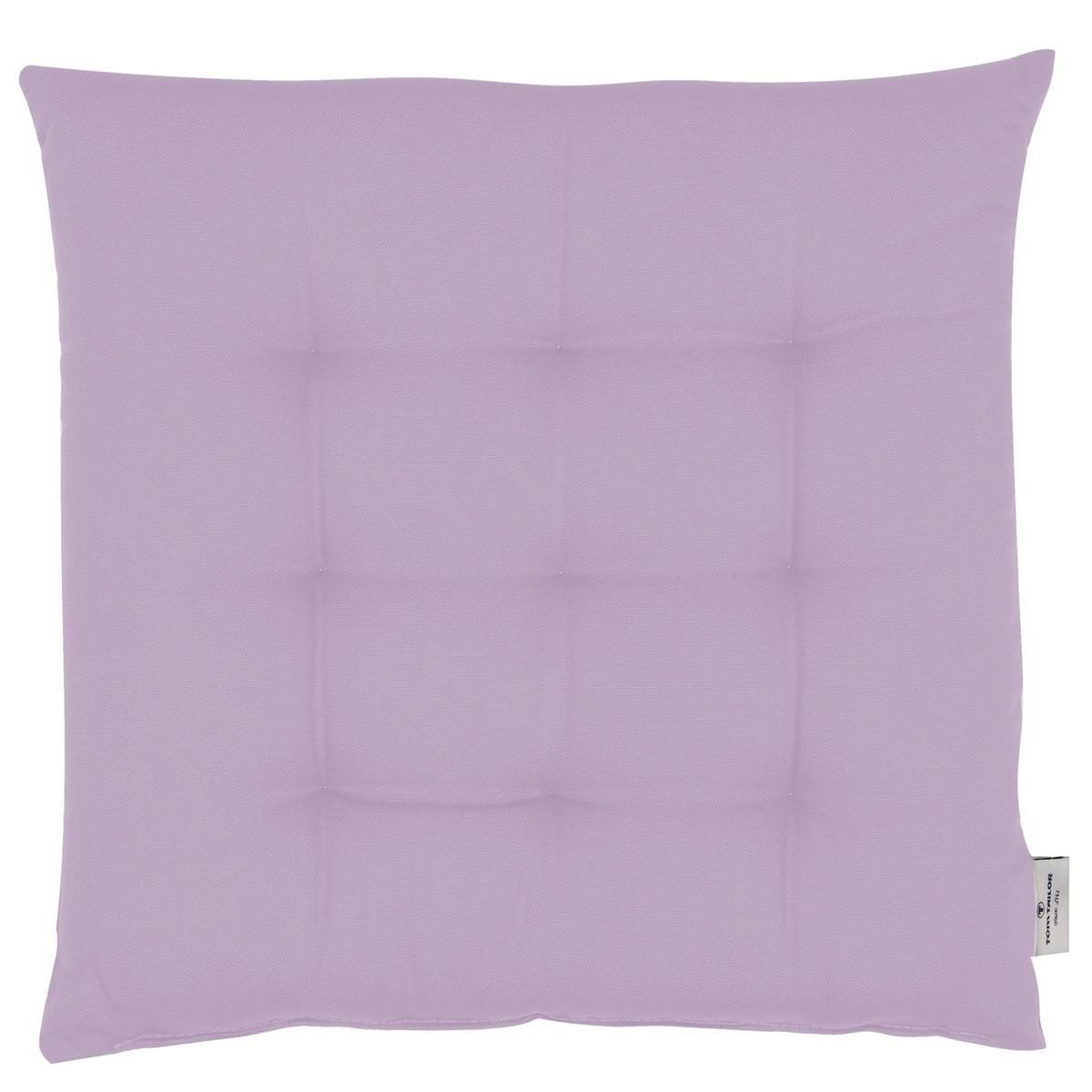 SITZKISSEN MIT 9 PUNKT-STEPPUNG DOVE - Flieder, Textil (40/40/5cm) - Tom Tailor
