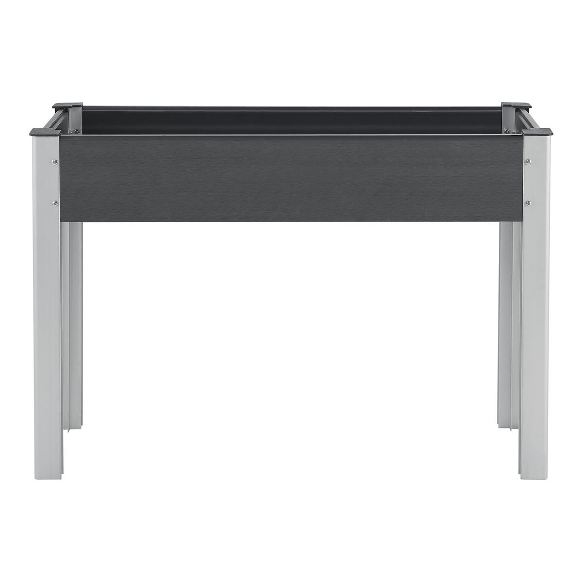 HOCHBEET Beverwijk - Dunkelgrau, Metall (100/75/40cm) - [en.casa]