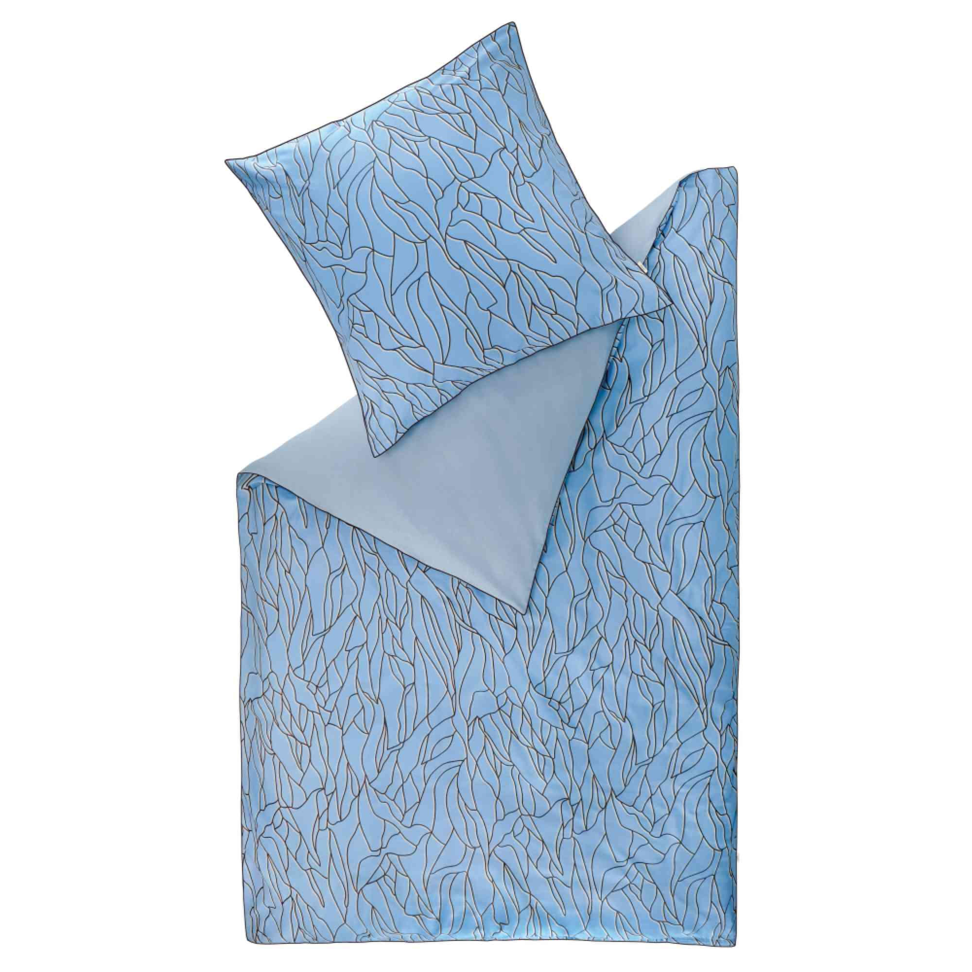 RENFORCÉ BETTWÄSCHE NELE - Blau, Textil (155/220cm) - Esprit