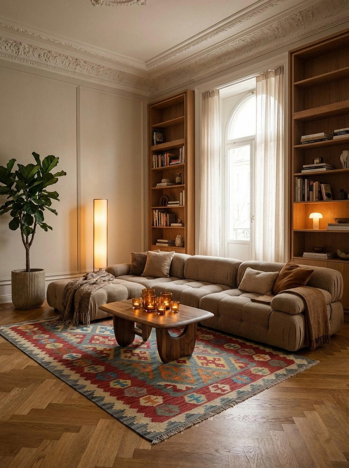 HANDWEBTEPPICH Kelim Gashgai Blau 178/118 cm Schurwolle - Blau, Textil (118/178cm) - Looma