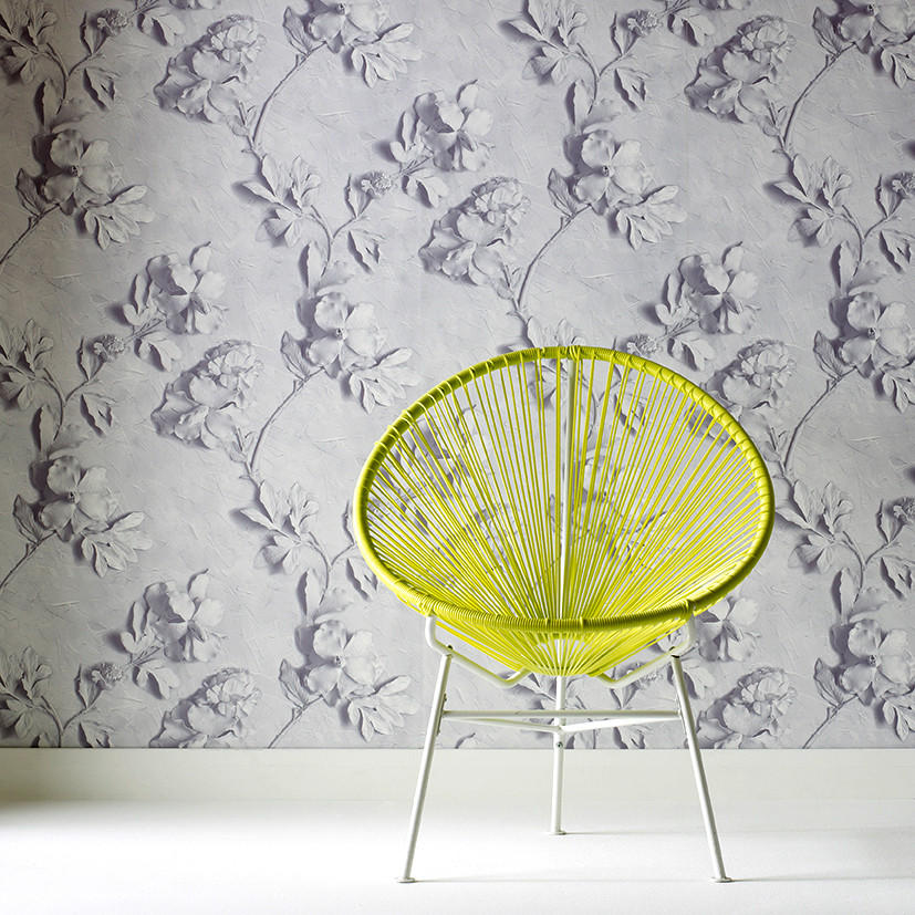 VLIESTAPETE Steinrose - Grau, Papier/Kunststoff (52/1000cm) - Graham & Brown