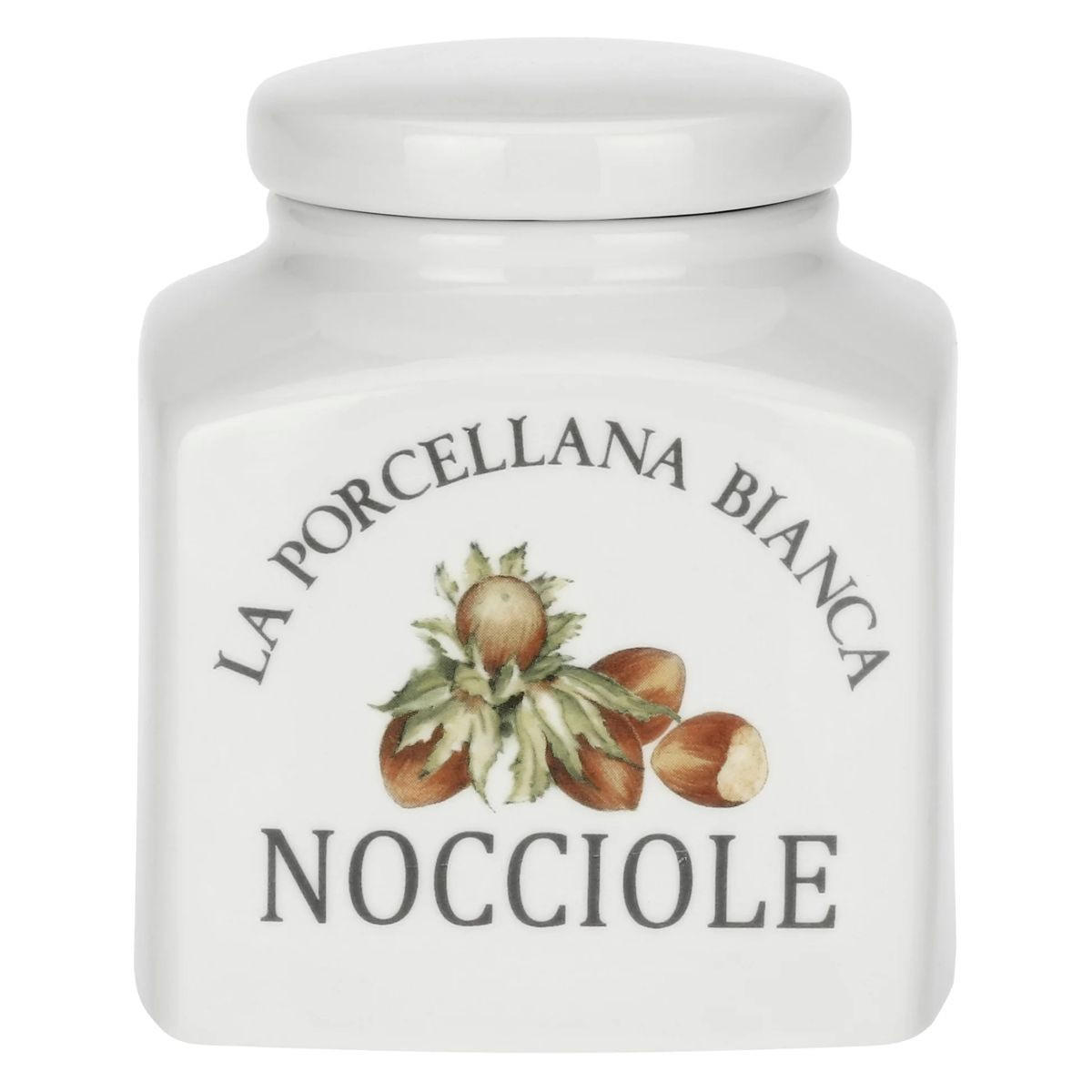 VORRATSDOSE Nocciole 0,5 l - Multicolor, Keramik (10/10/11cm) - La Porcellana Bianca