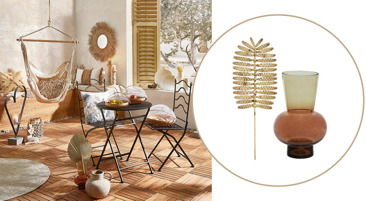 Boho-Terrasse: Deko im Boho-Style
