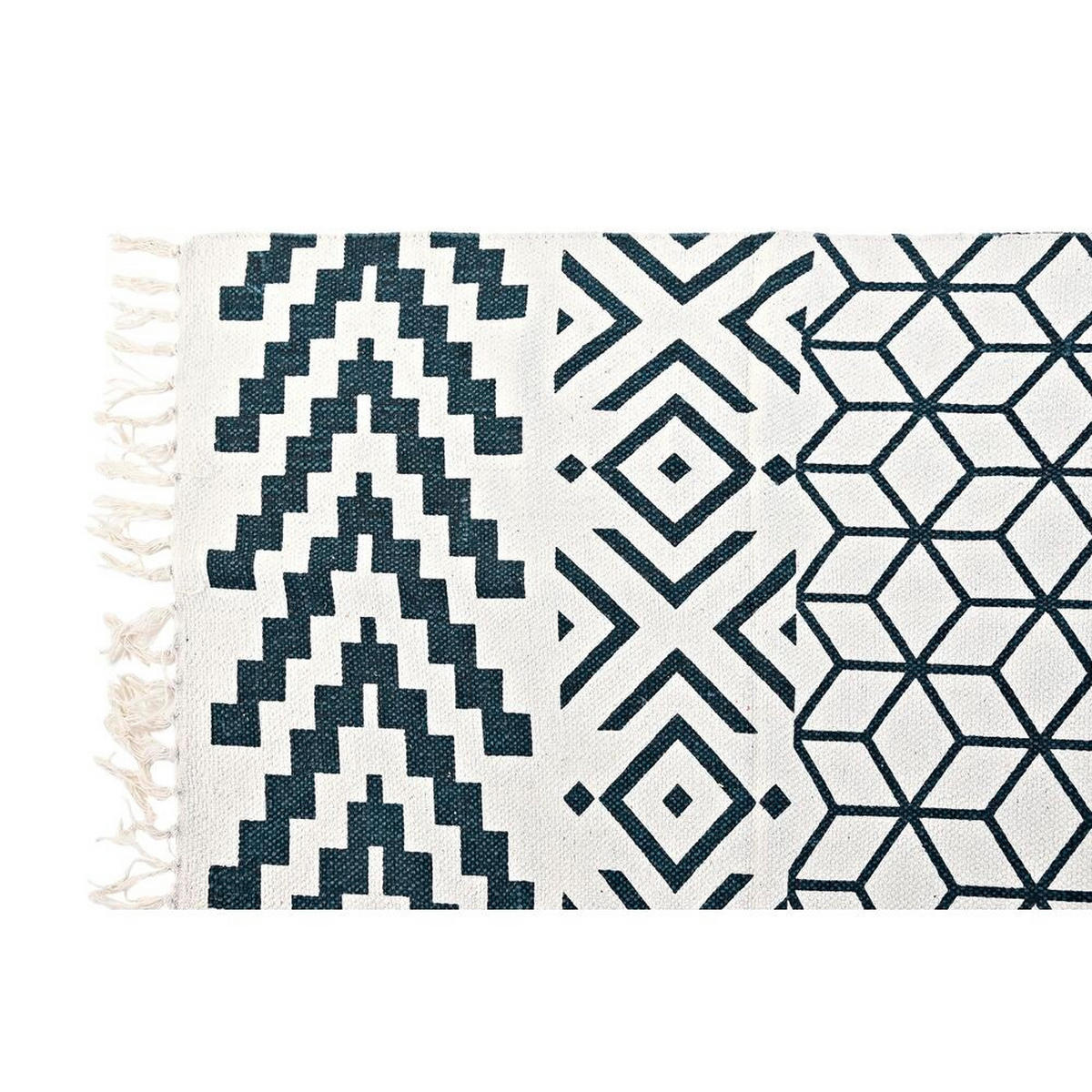 TEPPICH Grau Weiß (160 x 230 x 1 cm) - Multicolor, Textil (160/230cm) - DKD Home Decor