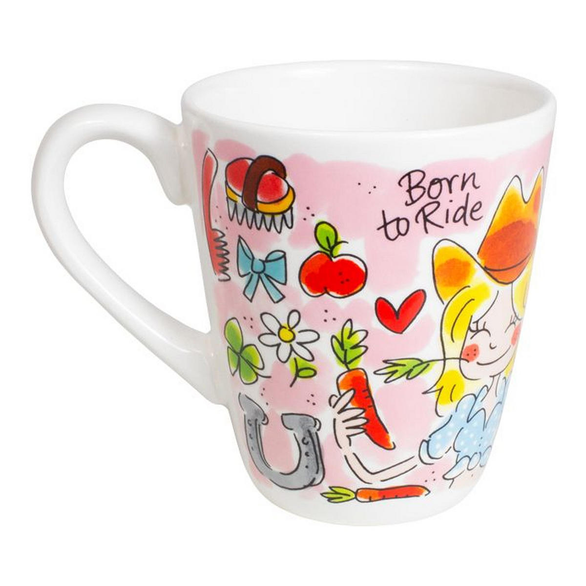 BECHER Pferdeliebhaber in Bunt - 350 ml - Multicolor, Keramik (0.35L) - Blond Amsterdam