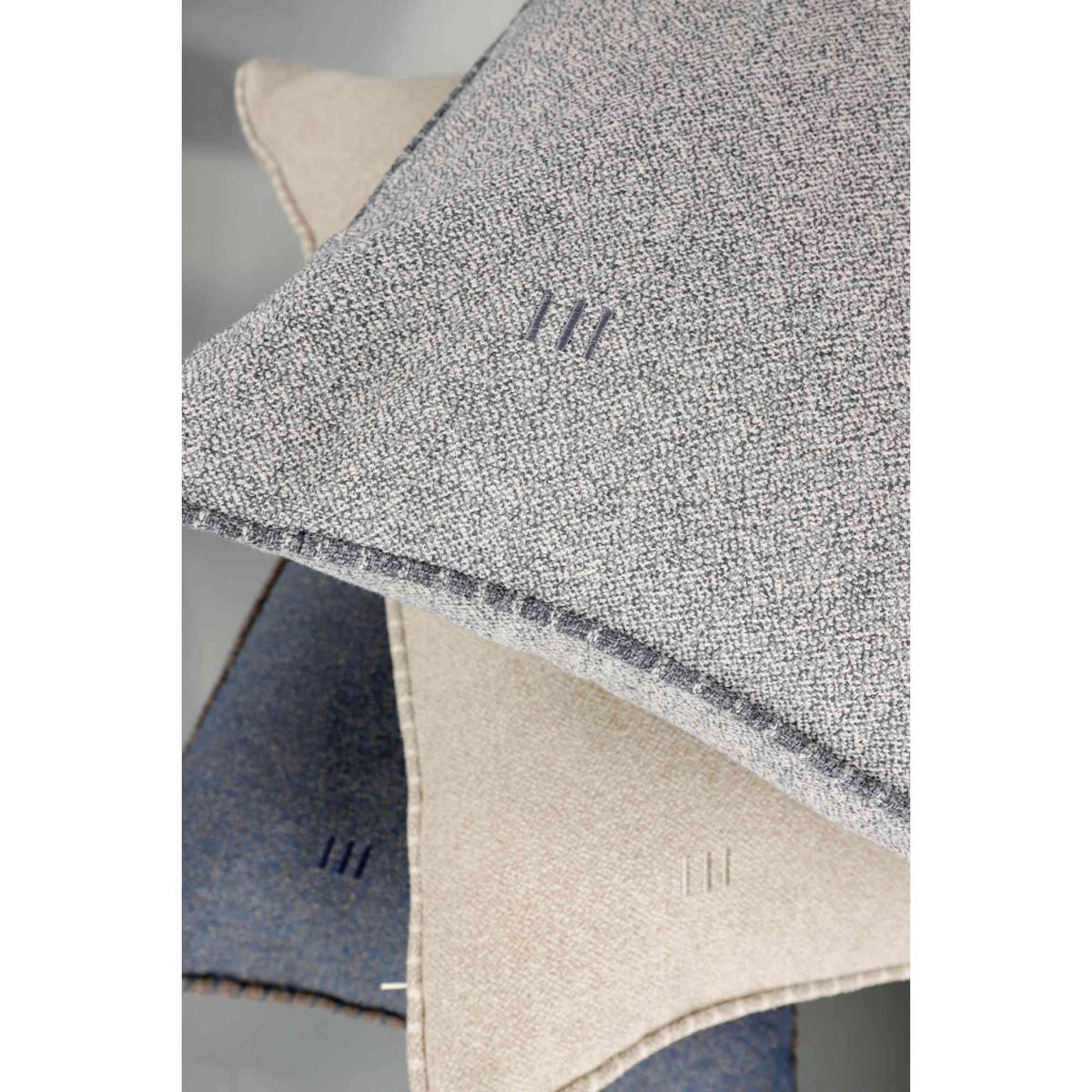 ZIERKISSENHÜLLE DEKOKISSENHÜLLE FUN 2er Set - Grau, Textil (58/38cm) - Esprit
