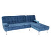SCHLAFSOFA Blau - Blau, Textil (236/95cm) - MCW