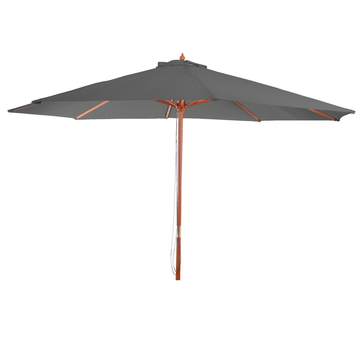 SONNENSCHIRM Grau - Grau, Holz (350/350cm) - MCW