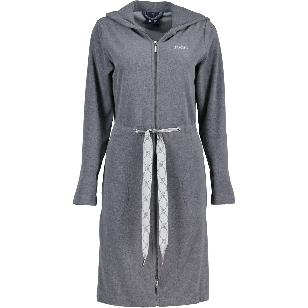 BADEMANTEL DAMEN KAPUZE ACTIVE 1659 ANTHRAZIT - 77 - Grau, Textil (XSnull) - Joop!