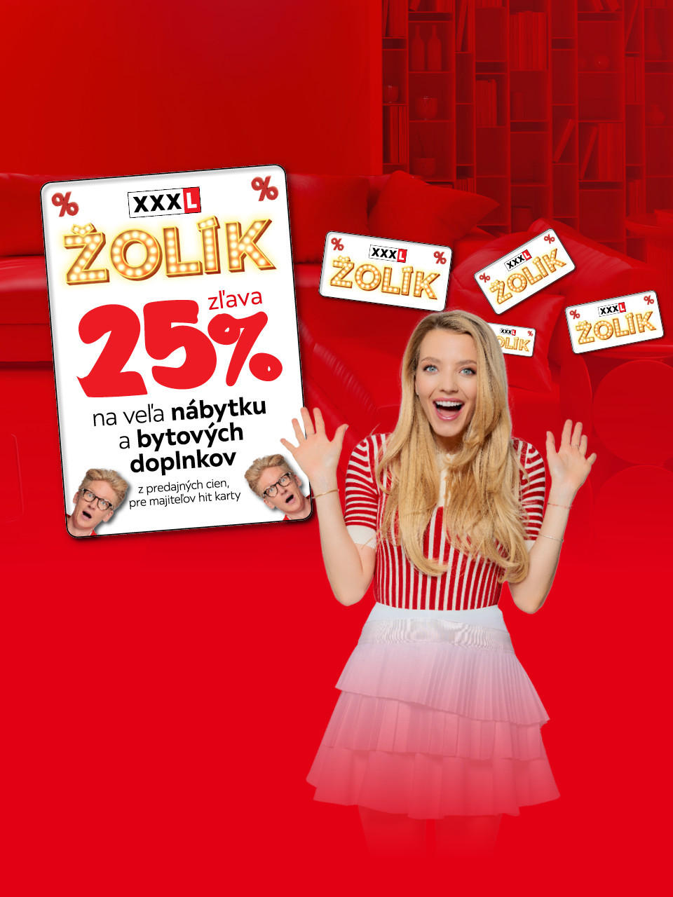 zľavva 25 % takmer na všetko