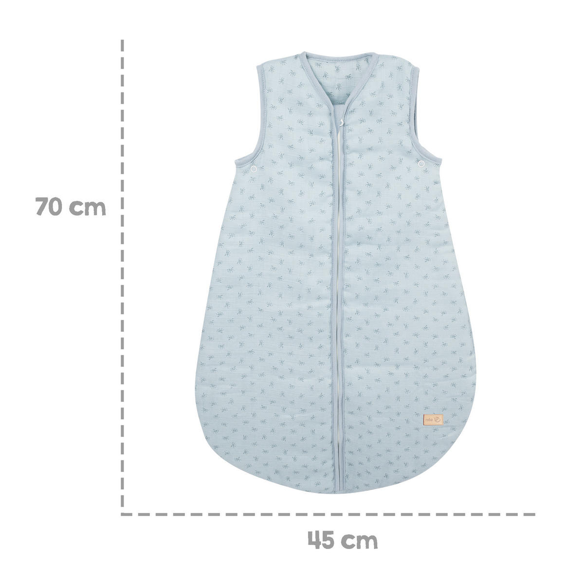BABYSCHLAFSACK Lil Planet 70 cm hellblau - Hellblau, Textil (45/70cm) - Roba