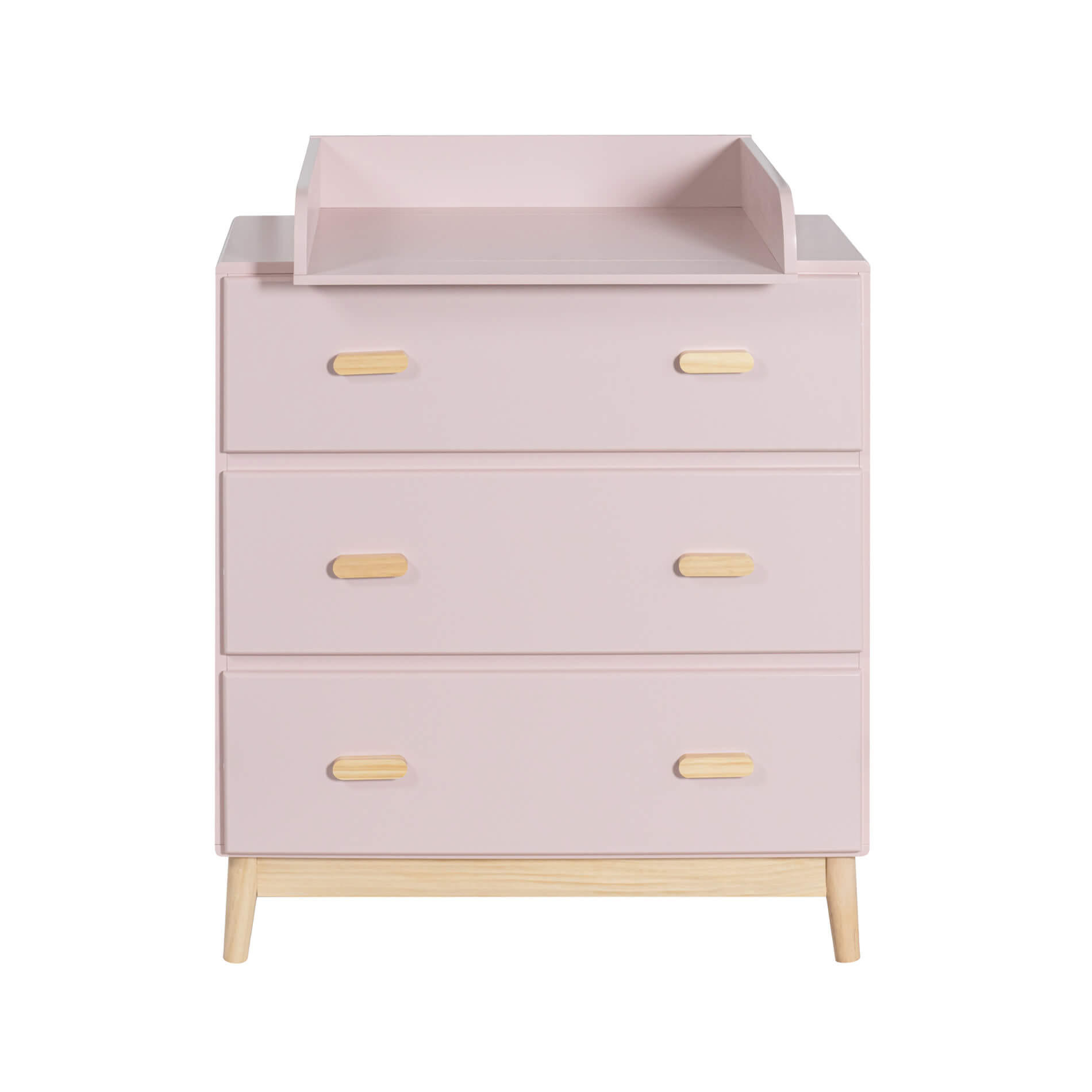 WICKELTISCH Rosa 42/80/100 cm - Pink, Holzwerkstoff (42/100/80cm) - Mobili Rebecca