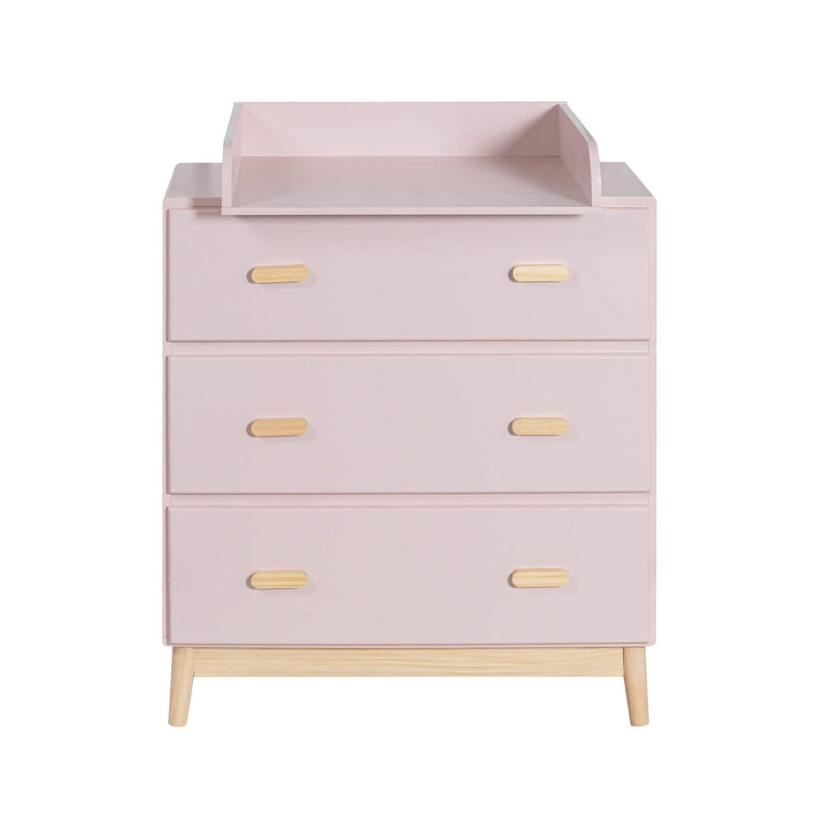 WICKELTISCH Rosa 42/80/100 cm - Pink, Holzwerkstoff (42/100/80cm) - Mobili Rebecca