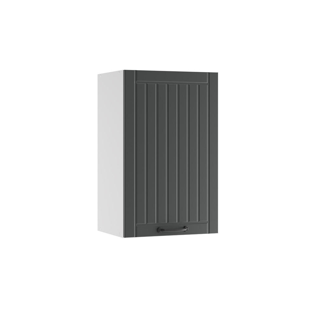 HÄNGESCHRANK Fame-Line Anthrazit Landhaus 45 cm - Anthrazit/Weiß, Holzwerkstoff (45/72/34.1cm) - Vicco