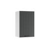 HÄNGESCHRANK Fame-Line Anthrazit Landhaus 45 cm - Anthrazit/Weiß, Holzwerkstoff (45/72/34.1cm) - Vicco