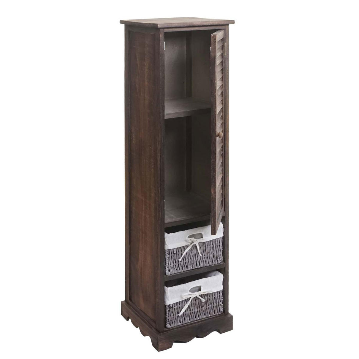 BADEZIMMERKOMMODE Braun - Braun, Holz (27/120/29cm) - MCW