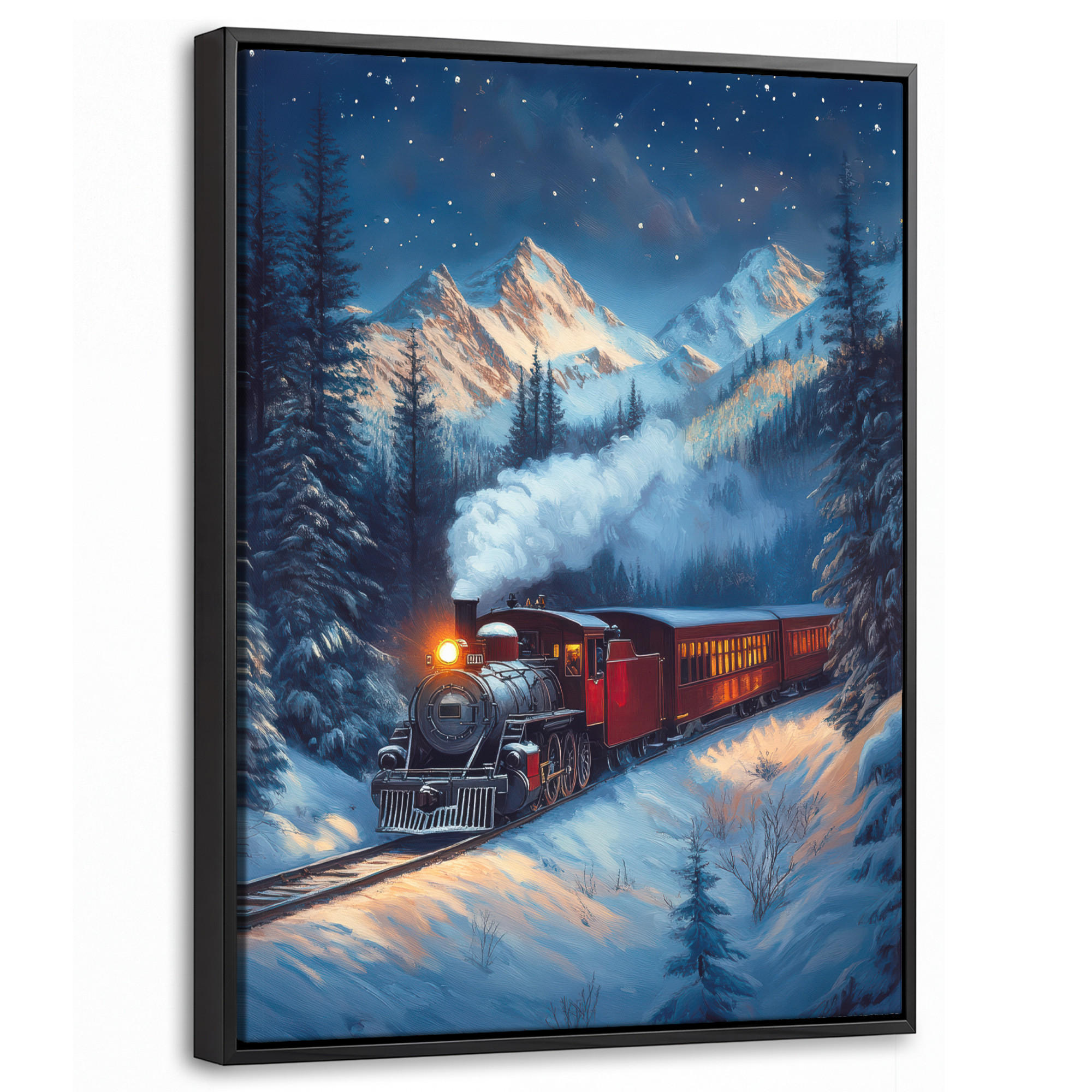 MuchoWow Leinwand Anthrazit 30x40 cm