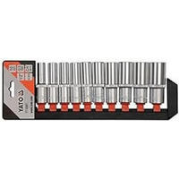 STECKSCHLÜSSEL SET, 1/2 Zoll, 10-tlg, 10-24mm, Cr-V - Silberfarben, Metall (7.6/1/1cm) - BONI-SHOP