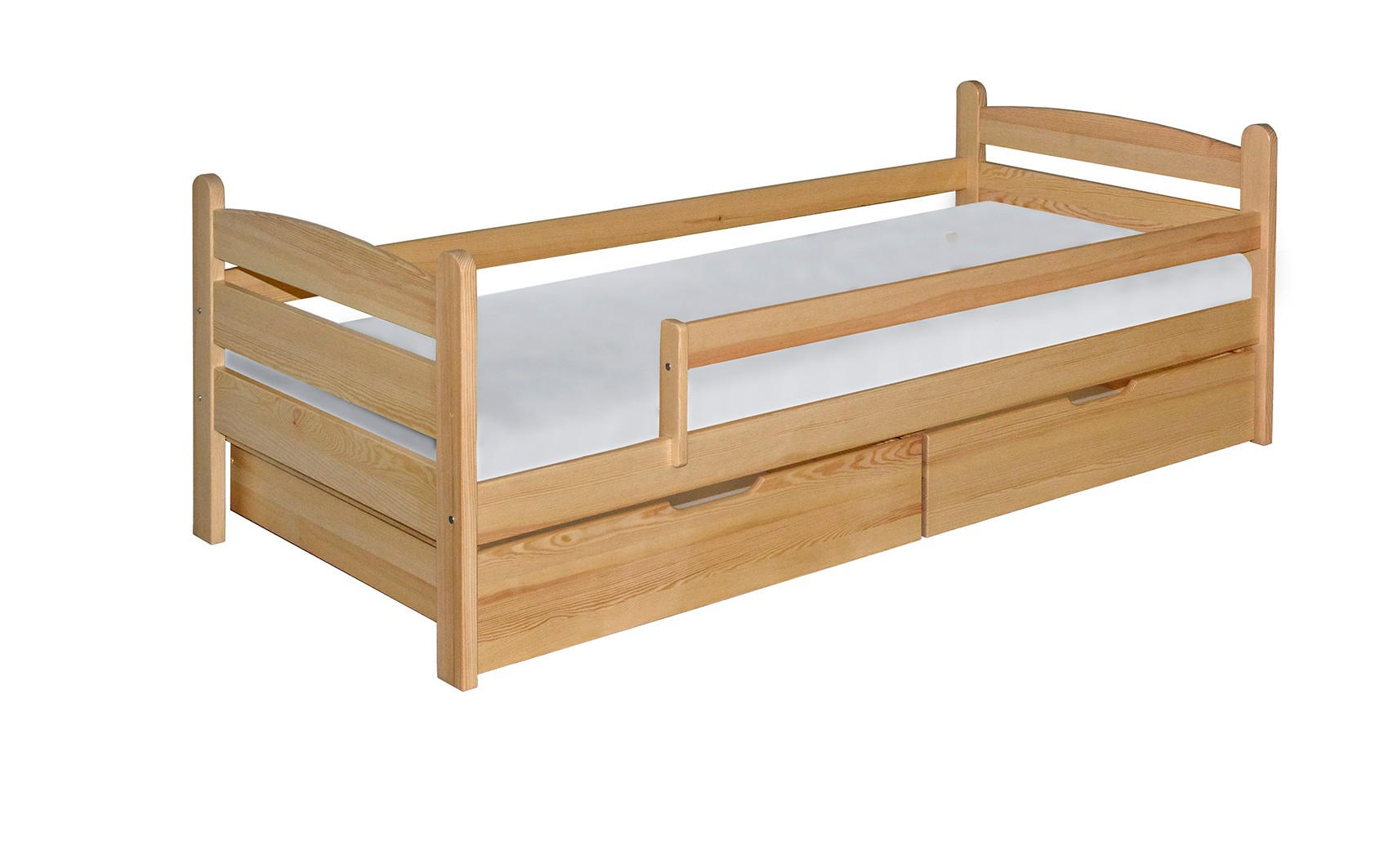 MASSENO POSTEL MARIS 90x200 s úložným prostorem, Borovice
