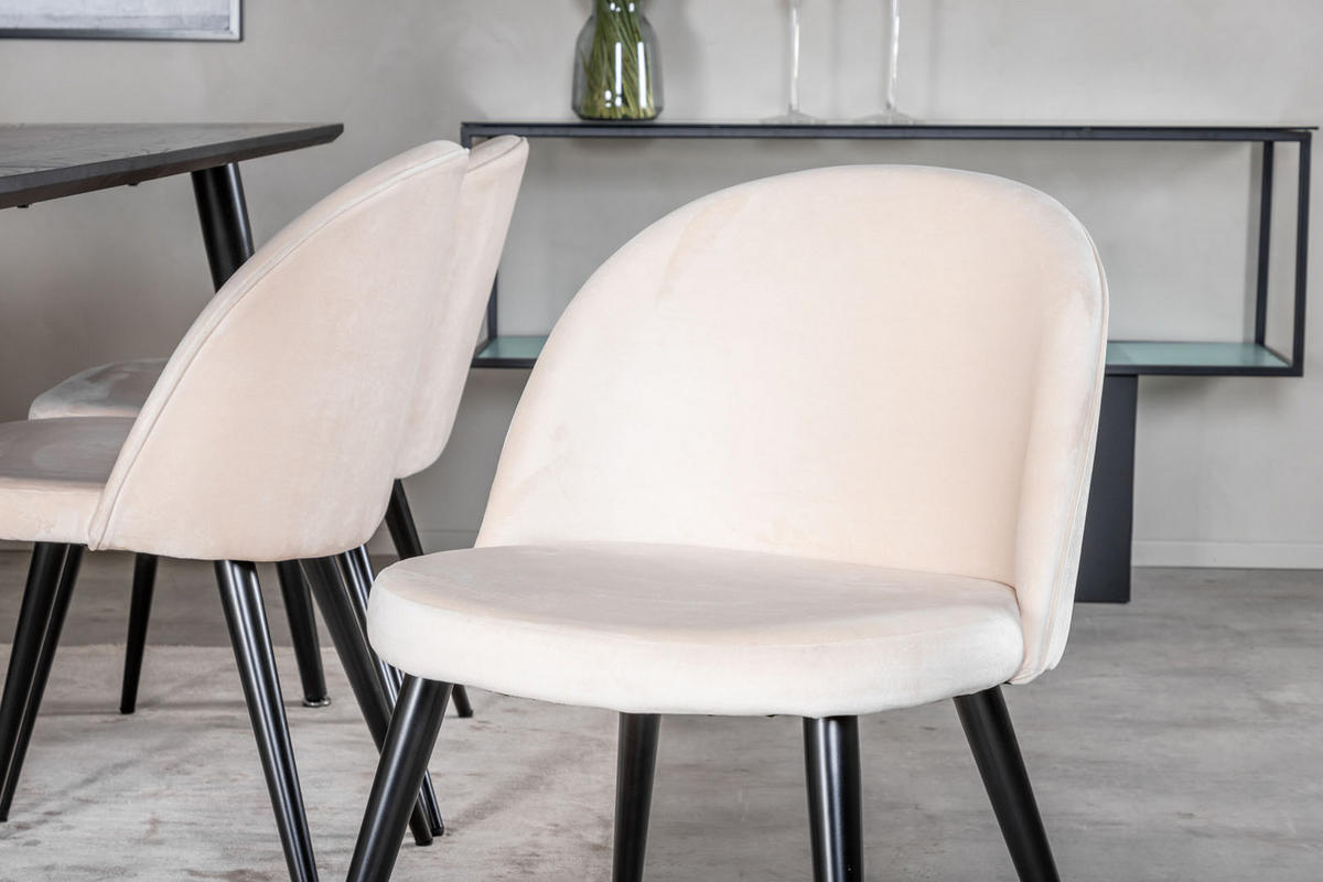 TISCHGRUPPE Beige - Beige, Holzwerkstoff (90/75/180cm) - ebuy24