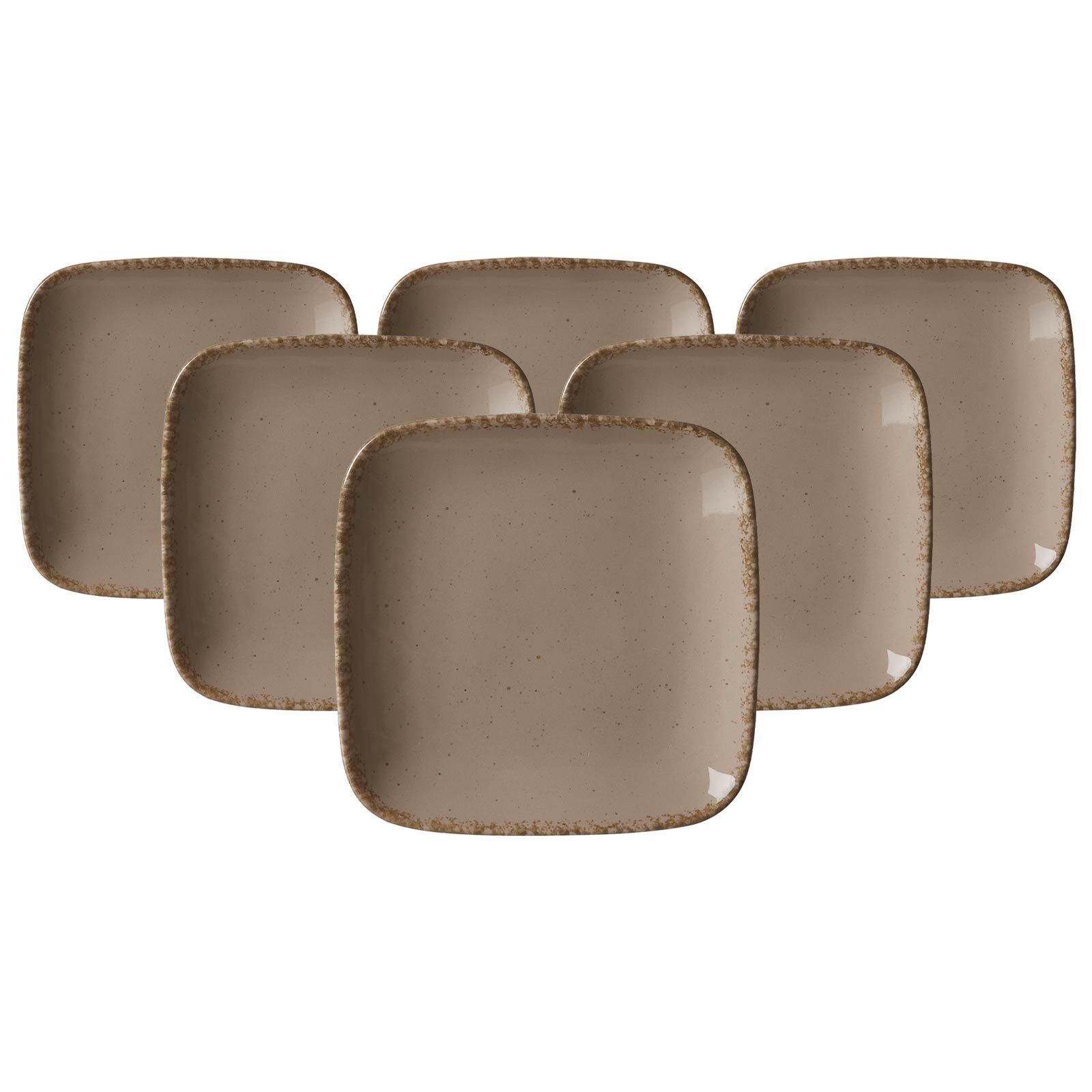 BEILAGENTELLER Casa Grau ø 14,5 cm 6er Set - Grau, Keramik (14.5cm) - Ritzenhoff Breker