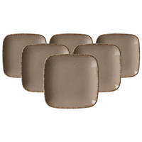 BEILAGENTELLER Casa Grau ø 14,5 cm 6er Set - Grau, Keramik (14.5cm) - Ritzenhoff Breker