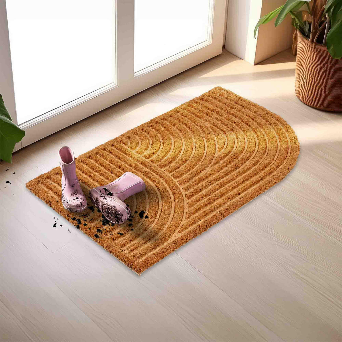 FUSSMATTE COCO SHAPE - Ecru, Textil (45/75cm) - Astra