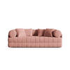 AUSKLAPPBARES-SOFA Kemi aus Samt rosa 3 Sitzplätze - Pink, Textil (95/70/206cm) - Cosmopolitan Design