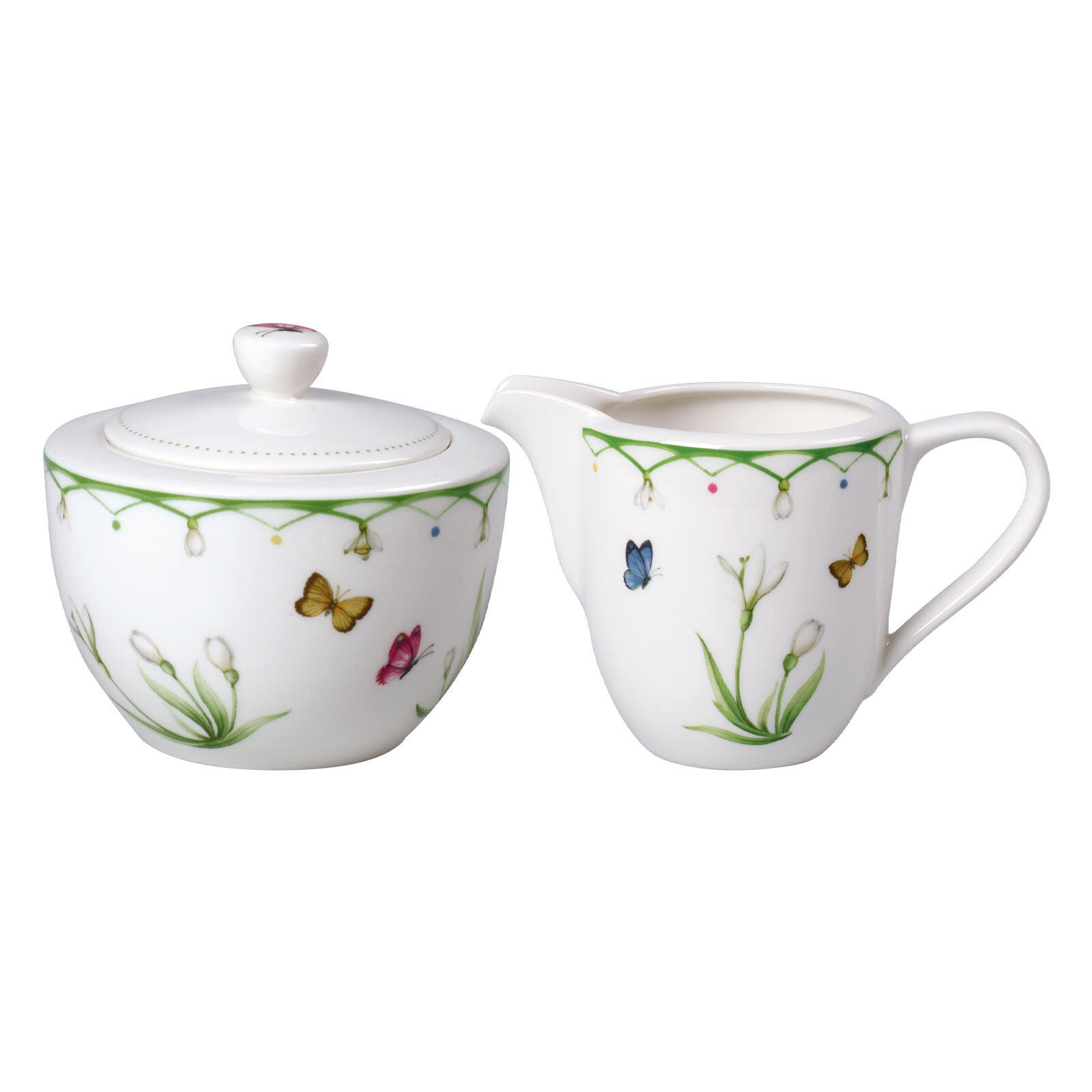 MILCH- UND ZUCKERSET Colourful Spring bunt 2er Set - Multicolor, Keramik (1/1cm) - Villeroy & Boch
