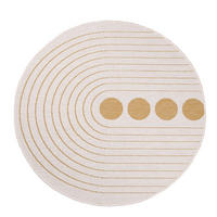 OUTDOOR-TEPPICH DuoRug 5739 Ockergelb 160x160 cm - Gelb, Textil (160/160cm) - carpet city