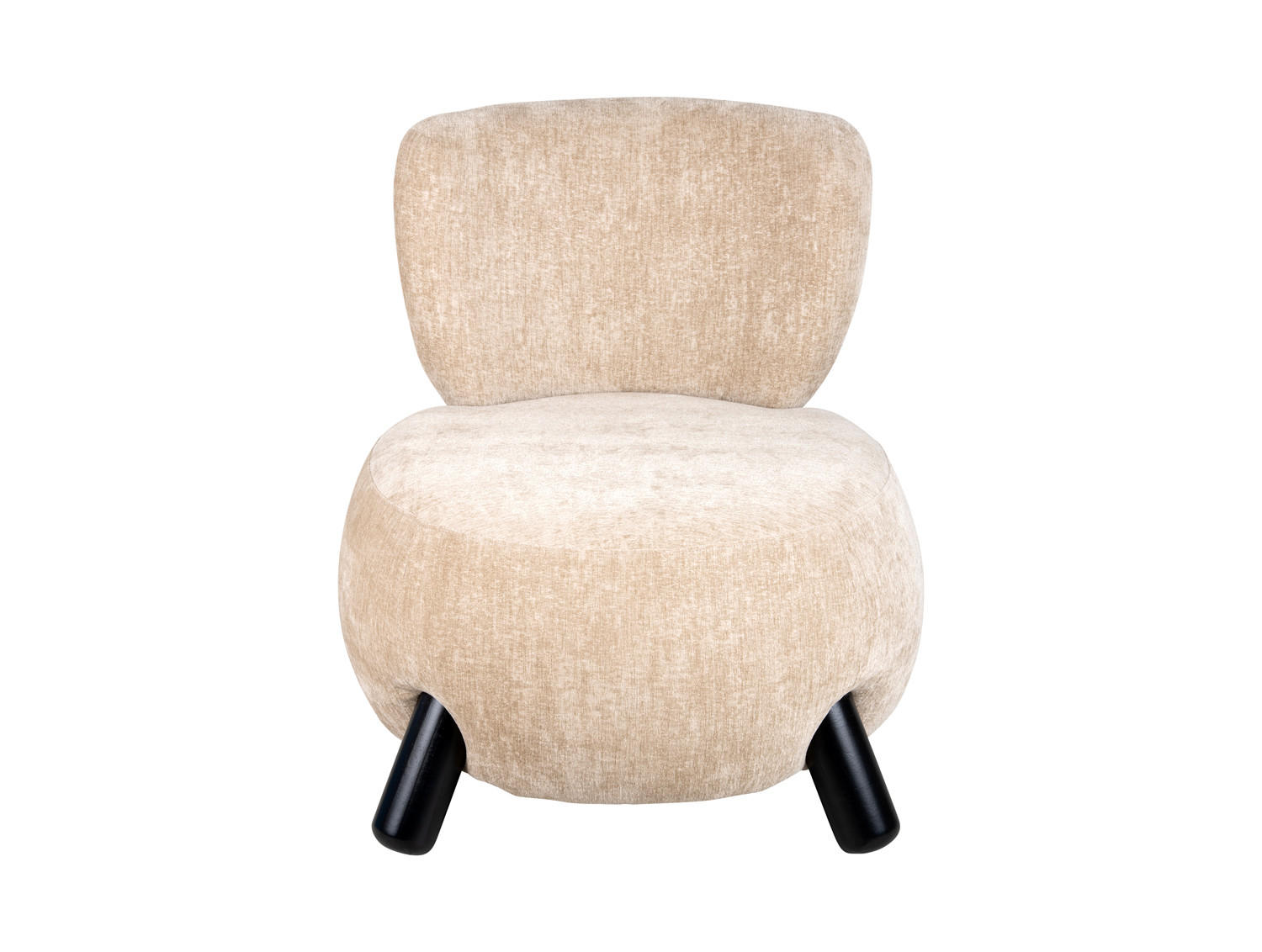 SESSEL Busto Braun 74/74/74 cm - Beige, Kunststoff (74/74/74cm) - Leitmotiv