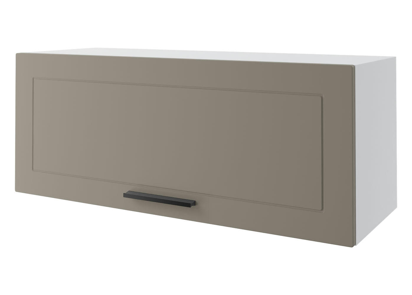 KLAPPHÄNGESCHRANK Kvantum W4B/90-AV Beige Matt / Weiß Matt 90 / 32,5 / 36cm - Beige/Weiß, Holz/Holzwerkstoff (90/36/32.5cm) - Feldmann-Wohnen
