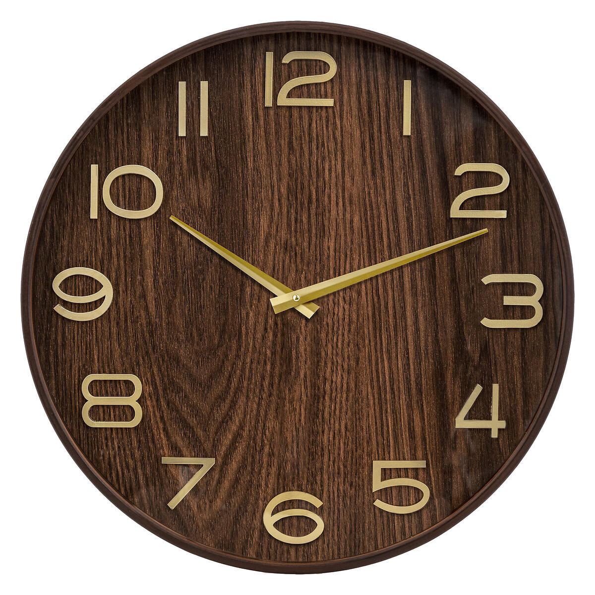 WANDUHR Ivana Ø 55 cm - Braun, Holzwerkstoff (55/55/5.5cm) - Atmosphera Createur d´interieur