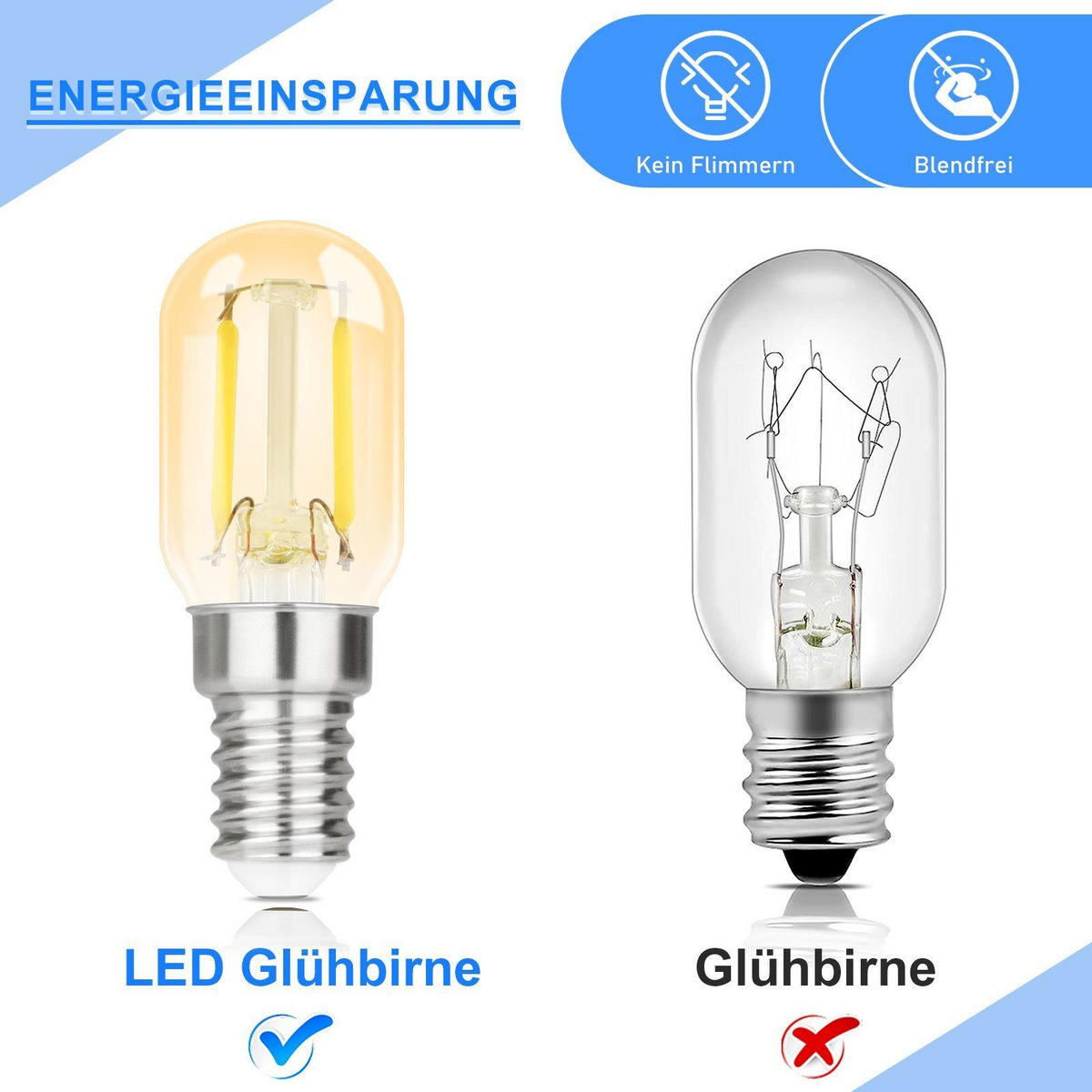 LED-LEUCHTMITTEL Artur II 6.4/2.2/2.2cm(2er-set) - Braun, Glas (2.2/2.2cm) - Nettlife
