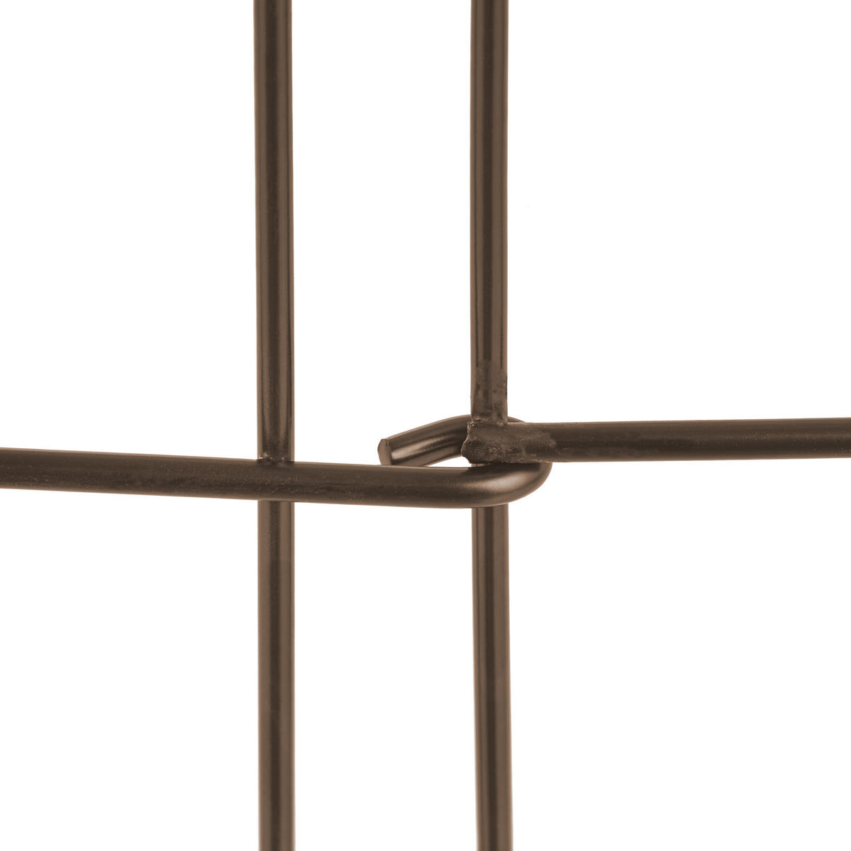 4XBEETEINFASSUNG - Braun, Metall (38.5/28/1.5cm) - Relaxdays