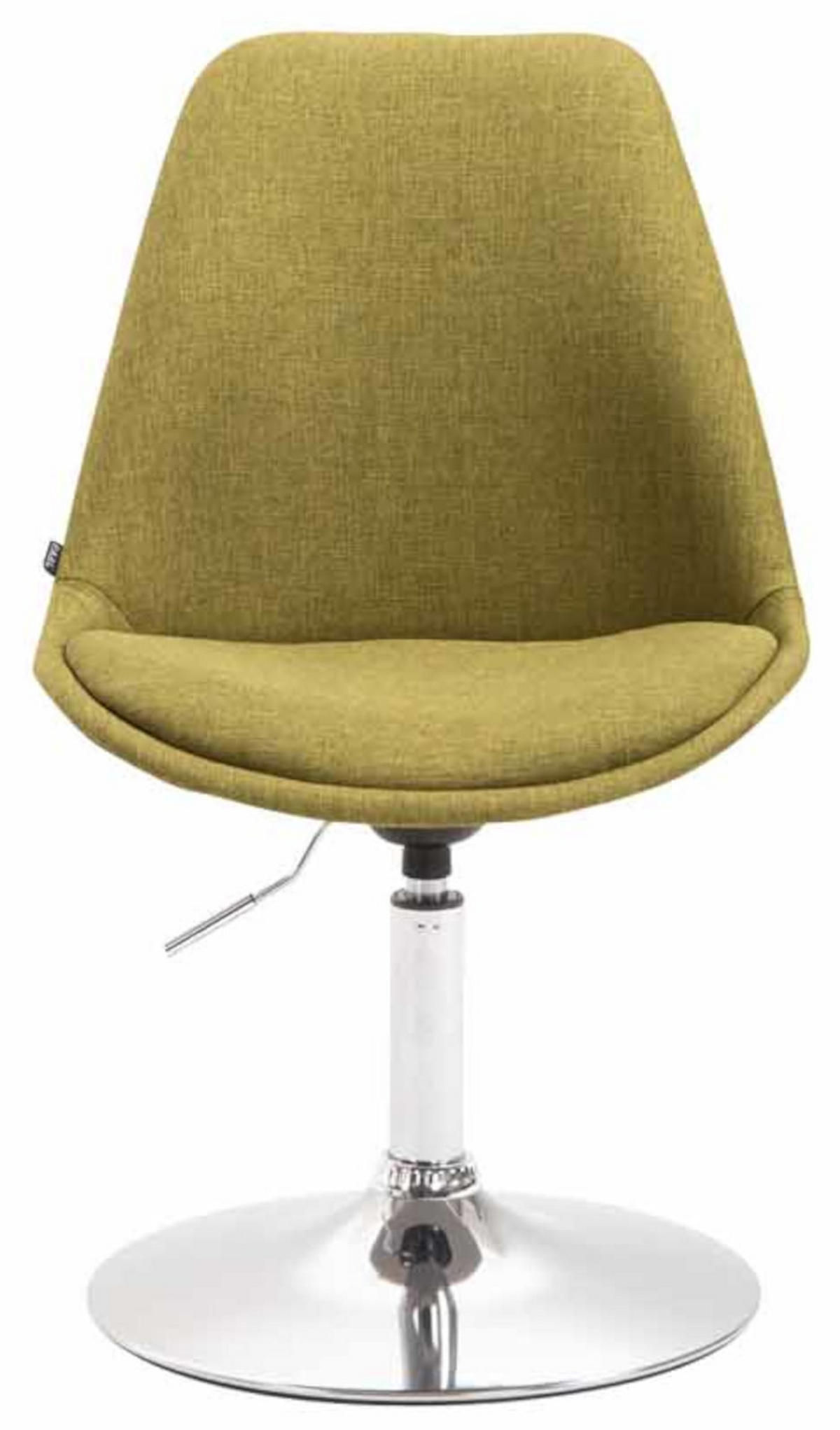 STUHL 4er Set Stoff grün - Chromfarben/Grün, Textil/Metall (48/76/57cm) - CLP