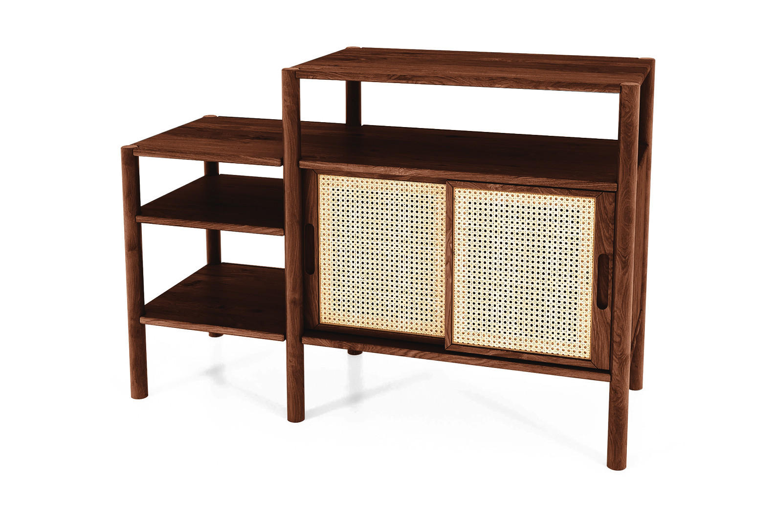 byoak Regal Dunkelbraun 120x86x46 cm
