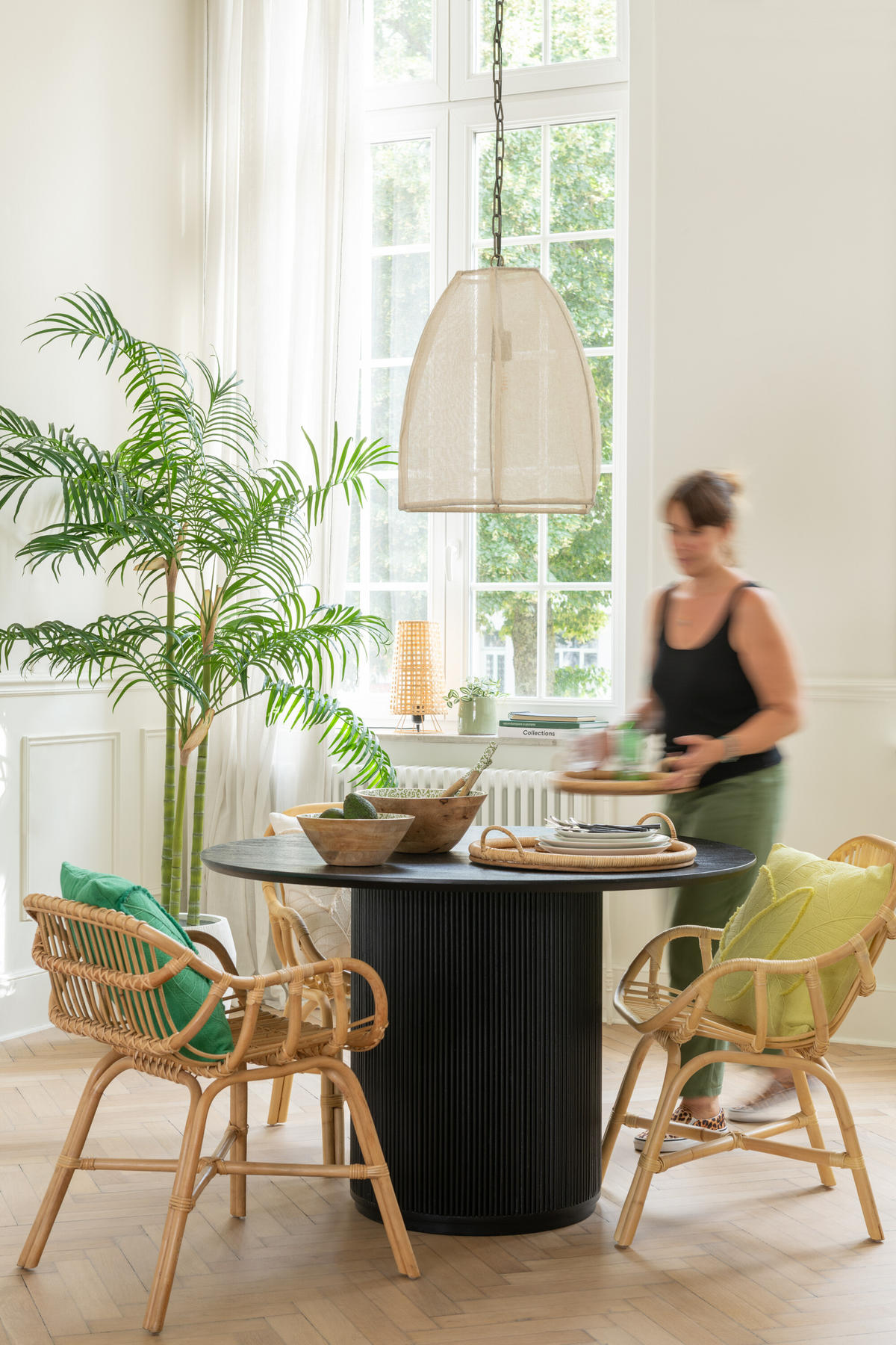 TISCH VINCENT - Holz - Schwarz - L - Schwarz, Holz (120/120/76cm) - J-Line