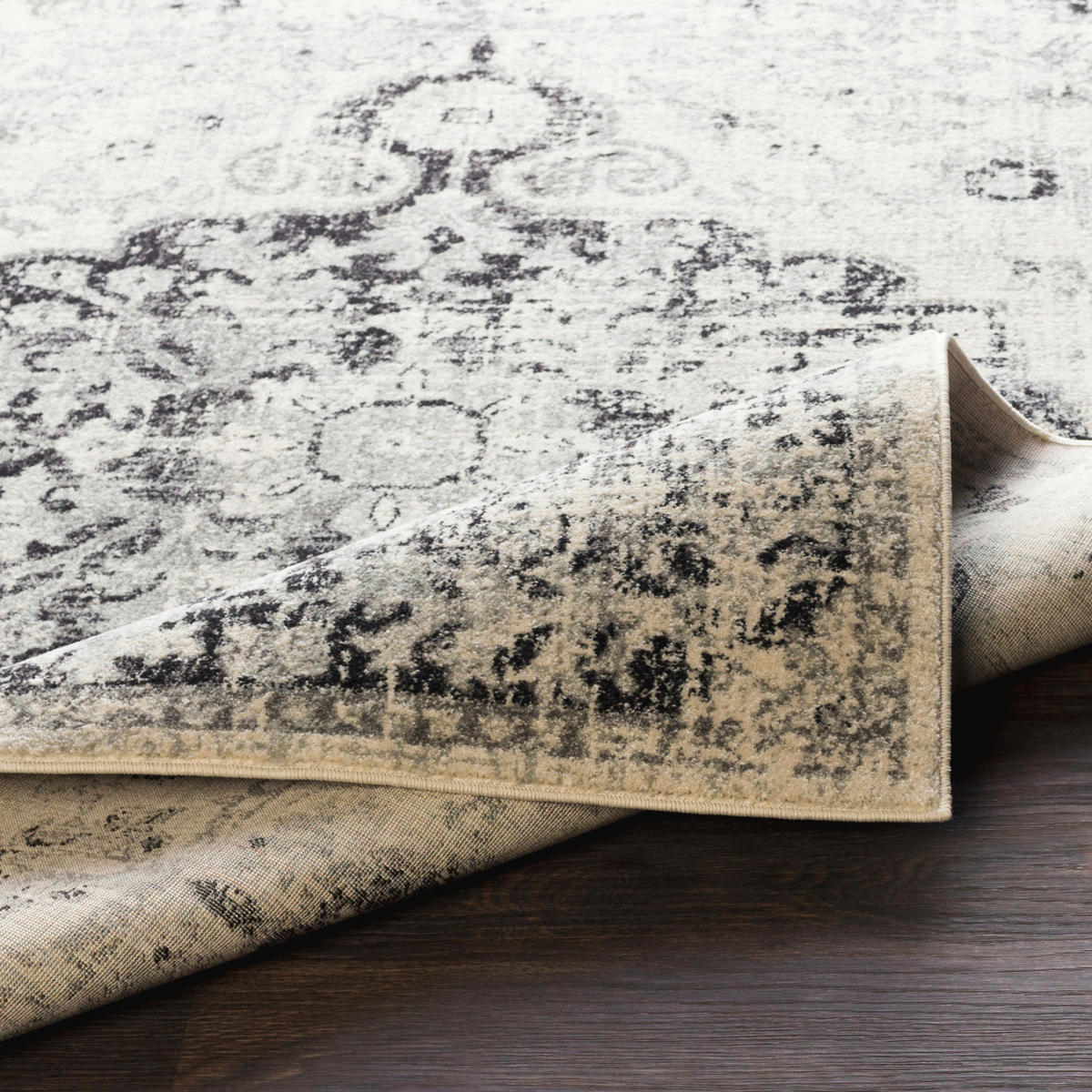 VINTAGE-TEPPICH 120x170 cm Grau - Grau, Textil (120/170cm)