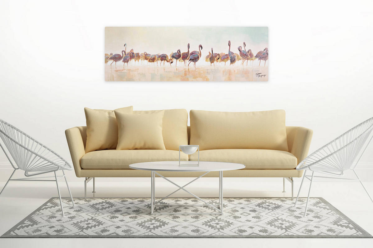 ÖLGEMÄLDE 150/50 cm - Braun, Holz/Textil (1.74/50cm) - KUNSTLOFT