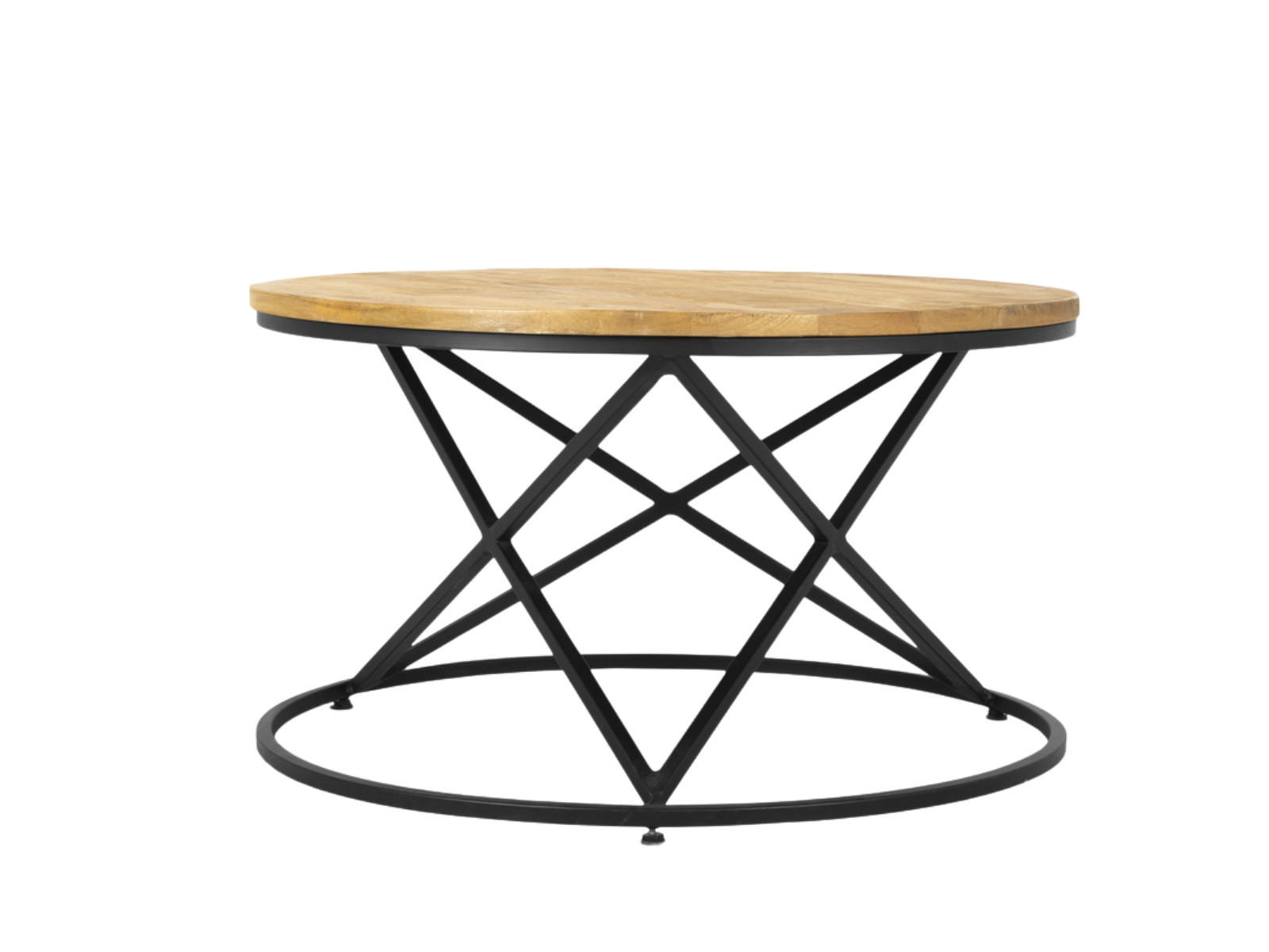 COUCHTISCH Elyne Mangoholz 70 cm / 70 cm Natur - Naturfarben, Holz (70/70/40cm)