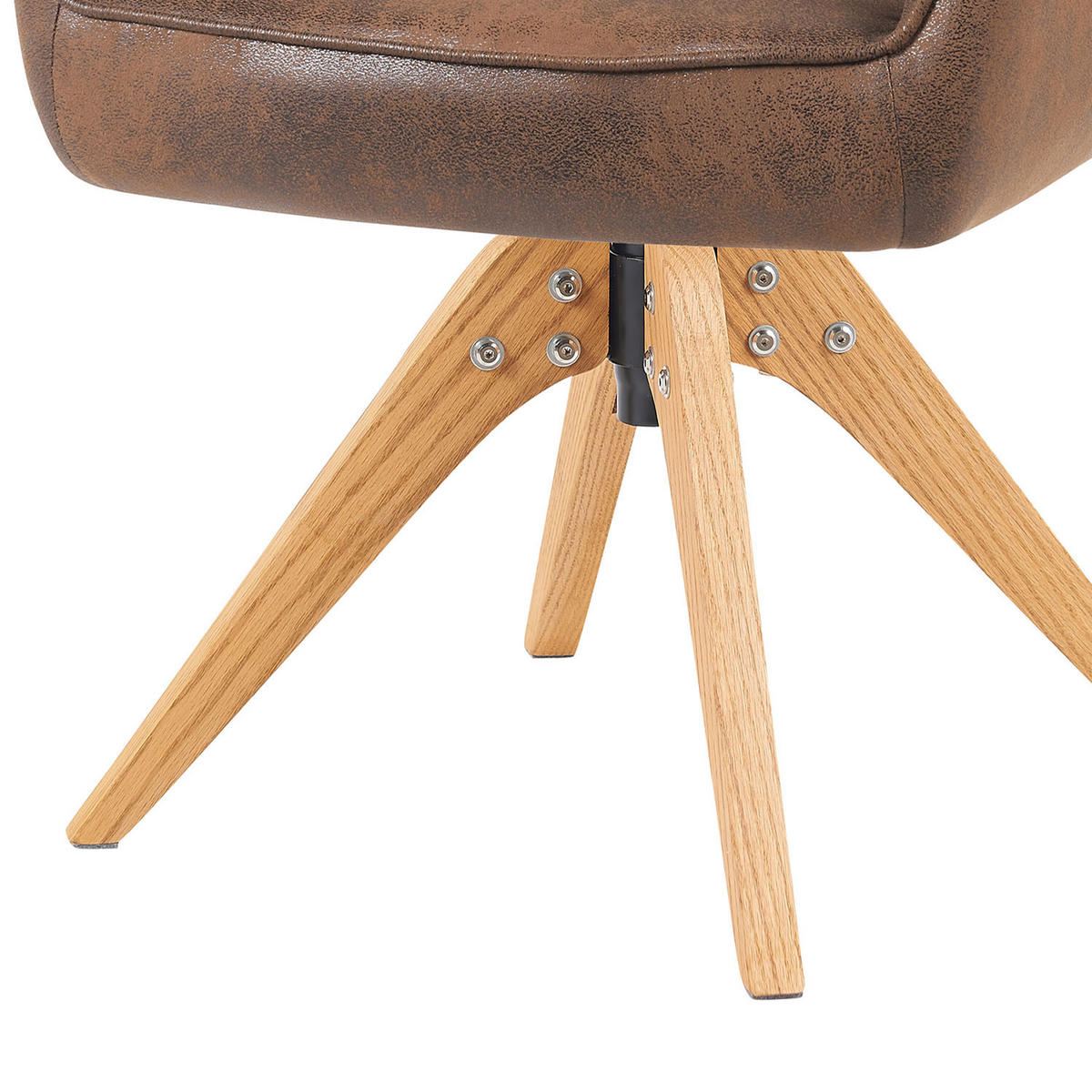 ARMLEHNSTUHL Mika-Finn 2er-Set - Honigeiche/Braun, Eichenholz/Holz (60/82/61cm) - DUBI Möbel